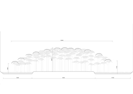 Choreography of a Cloud, Dancing Shadows Art Pavilion at the Louvre Abu Dhabi